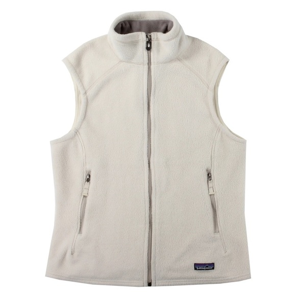 Patagonia Synchilla Fleece Vest Cream size Small - Picture 2 of 9